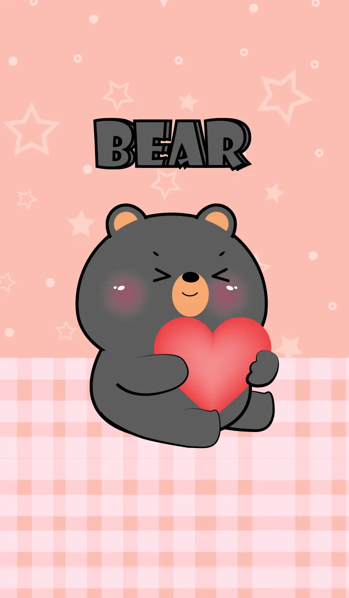 [LINE着せ替え] Very Lovely Black Bear Theme (JP)の画像1