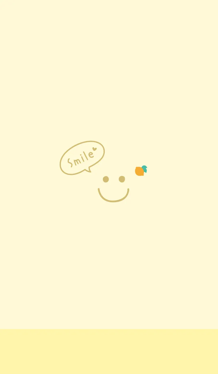 [LINE着せ替え] スマイルれもん<イエロー>の画像1