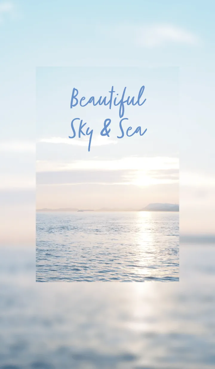 [LINE着せ替え] + *_ Beautiful Sky & Sea +*_の画像1