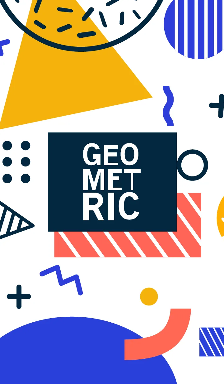 [LINE着せ替え] Basic Flat Geometric 3の画像1