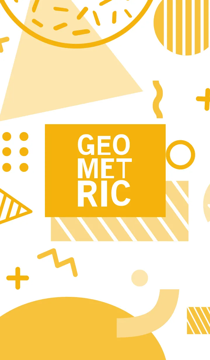 [LINE着せ替え] Basic Flat Geometric 3.4の画像1