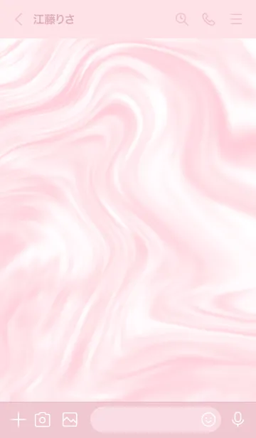 [LINE着せ替え] Marble - Pink Marble 2の画像3