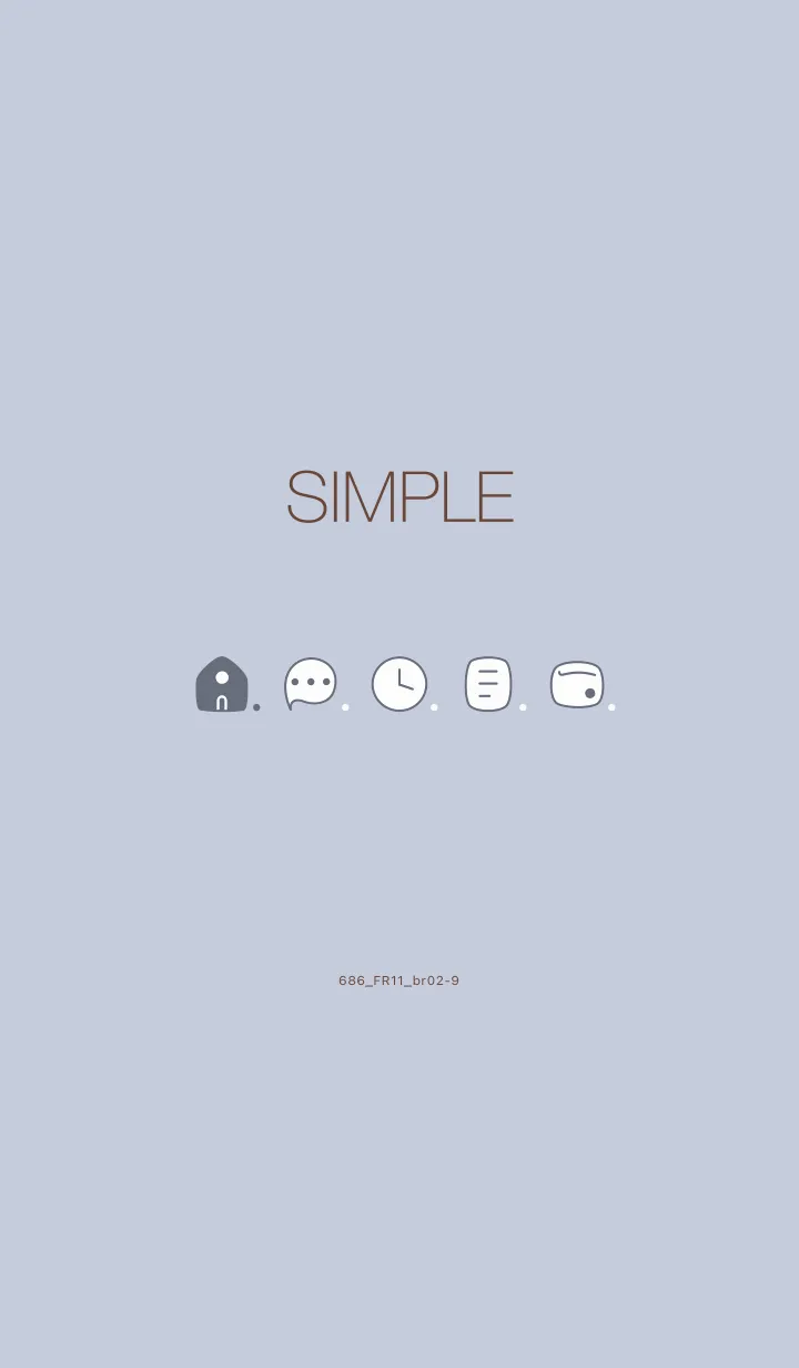 [LINE着せ替え] 686.11_ホワイトアッシュ ブラウン2-9の画像1
