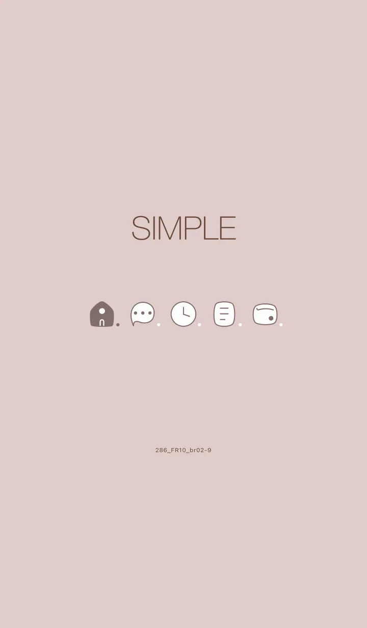[LINE着せ替え] 286.10_ピンク ブラウン2-9の画像1