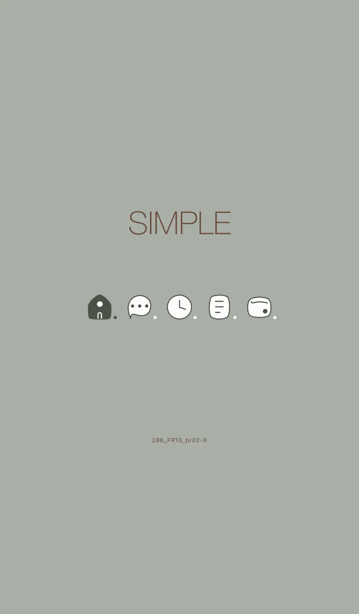 [LINE着せ替え] 286.10_スモーキーMアッシュ ブラウン2-9の画像1