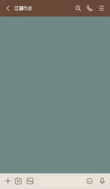 [LINE着せ替え] Earth ／アースモスグリーンの画像3