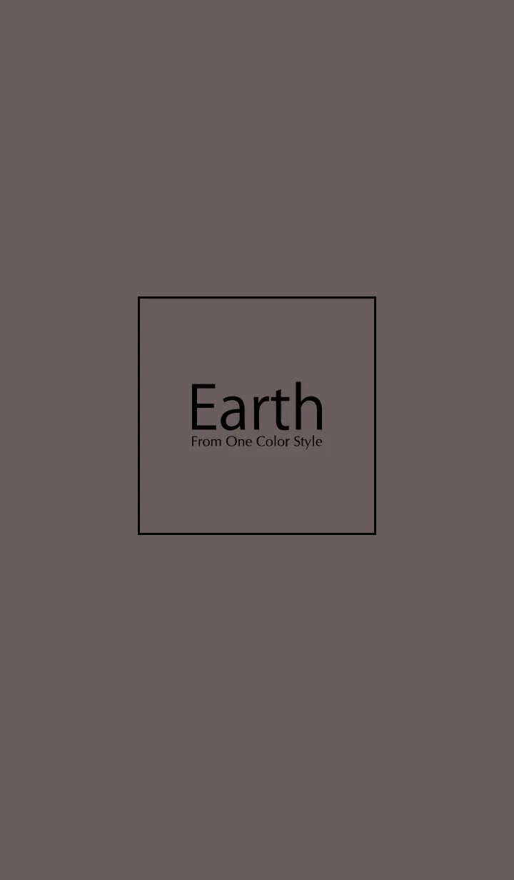 [LINE着せ替え] Earth ／アースチョコブラウンの画像1