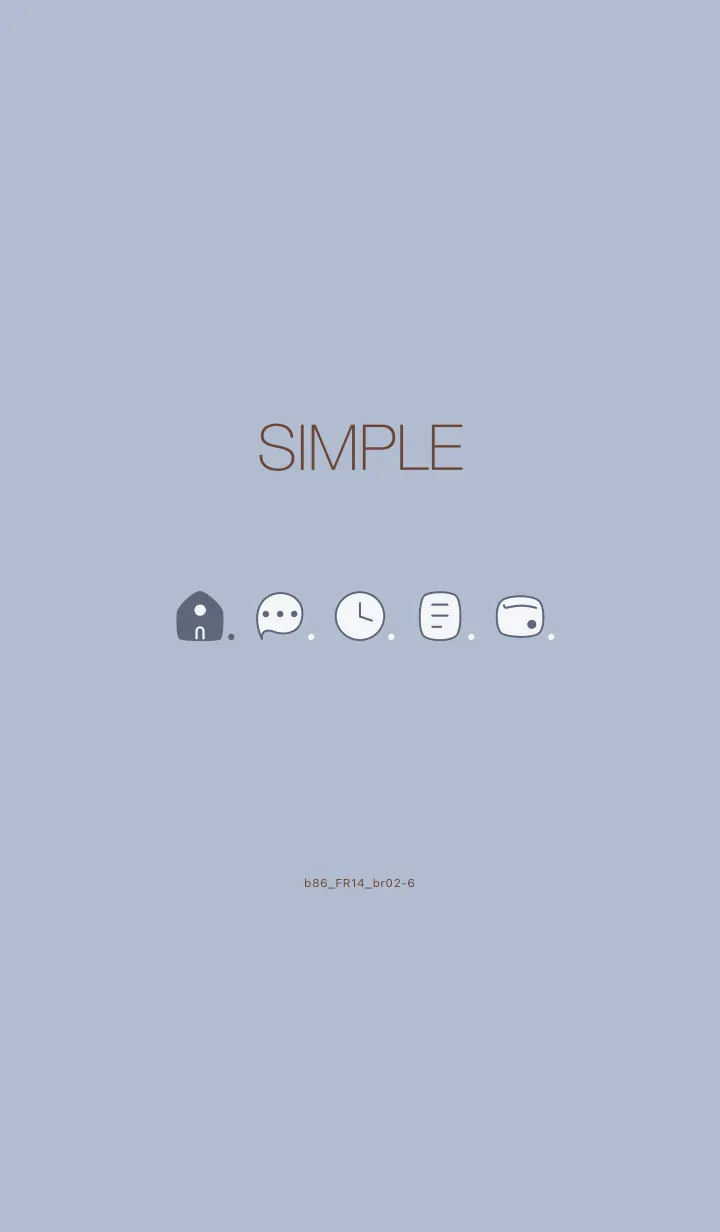 [LINE着せ替え] b86_14_ホワイトアッシュ ブラウン2-6の画像1