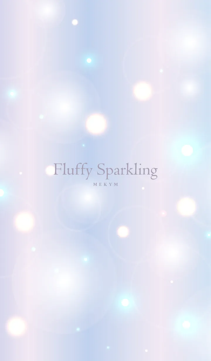 [LINE着せ替え] Fluffy Sparkling-MEKYM 33の画像1