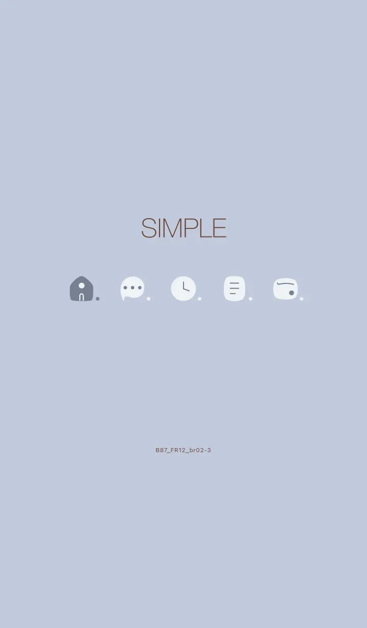 [LINE着せ替え] B87.12_ホワイトアッシュ ブラウン2-3の画像1