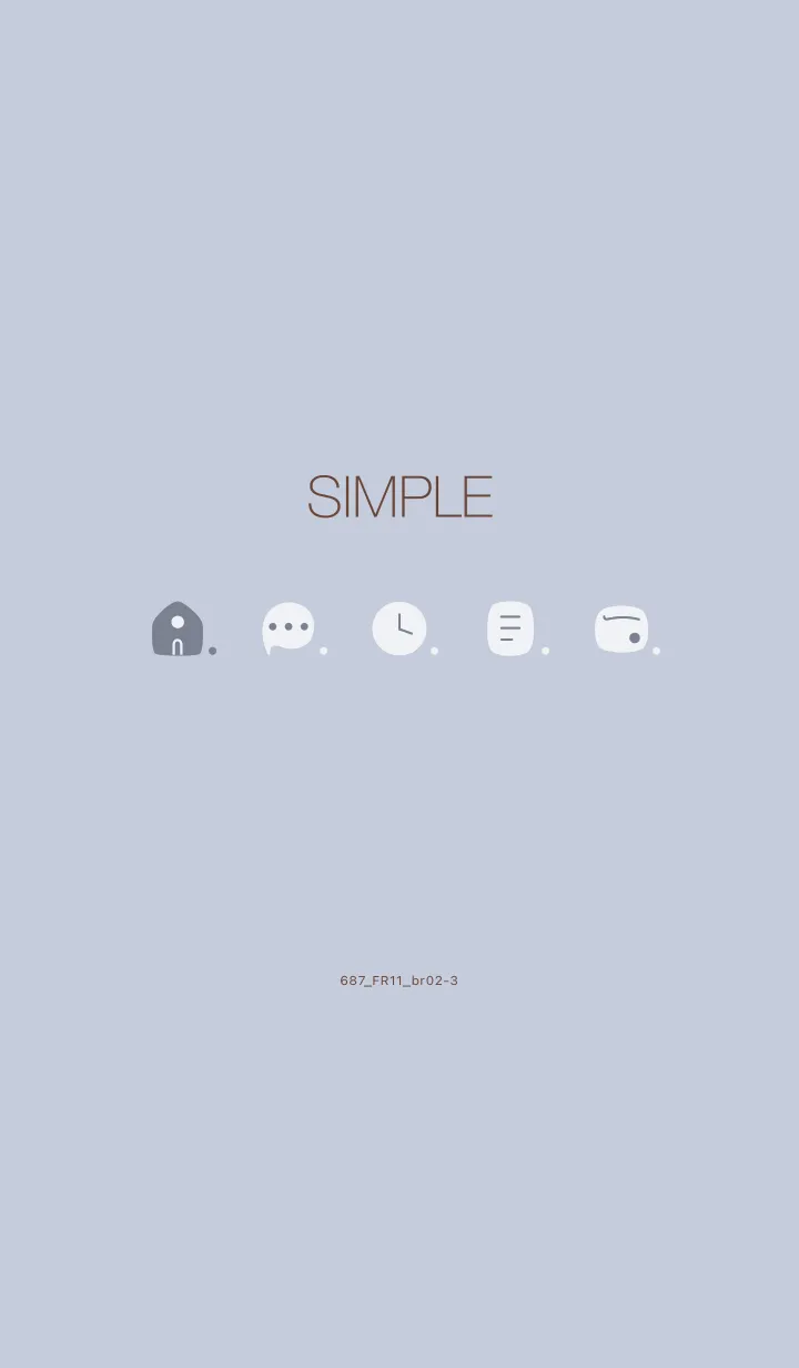 [LINE着せ替え] 687.11_ホワイトアッシュ ブラウン2-3の画像1