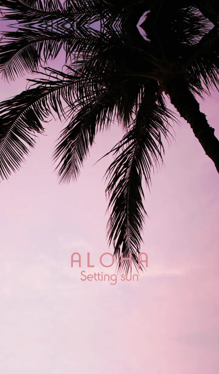 [LINE着せ替え] ALOHA Setting sun..2の画像1