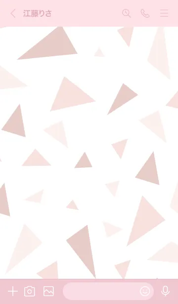 [LINE着せ替え] シンプル大人 三角2の画像3