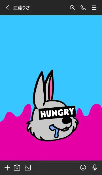 [LINE着せ替え] ハングリーラビット 35の画像3