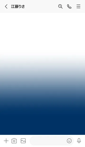 [LINE着せ替え] Midnight Blue  & White Theme (JP)の画像3