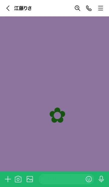 [LINE着せ替え] ザ シンプル ミニ フラワー 42の画像3