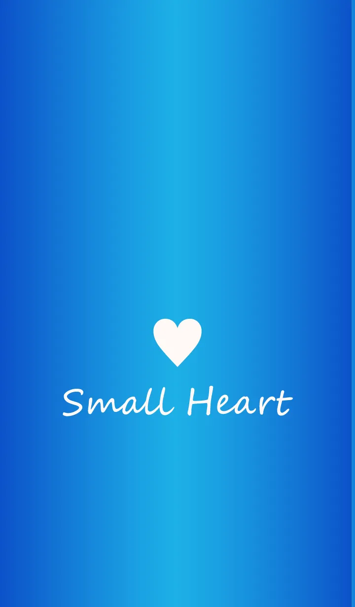 [LINE着せ替え] Small Heart *GlossyBlue 9*の画像1