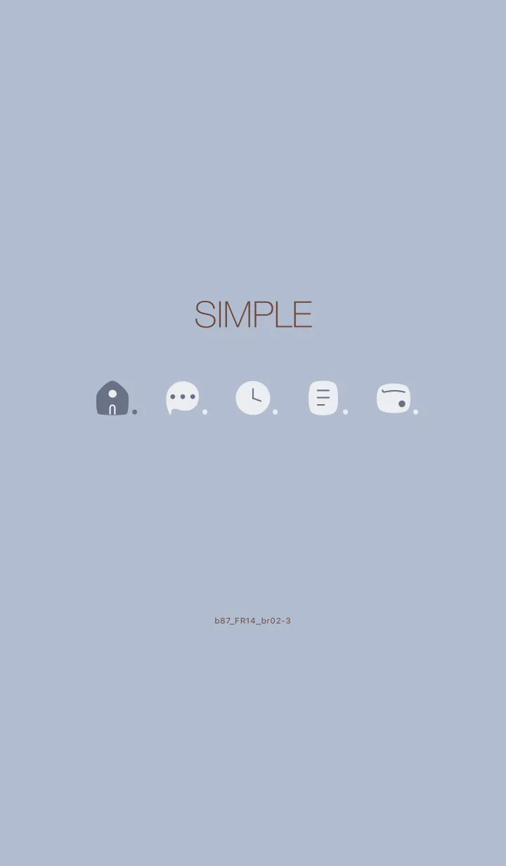 [LINE着せ替え] b87_14_ホワイトアッシュ ブラウン2-3の画像1