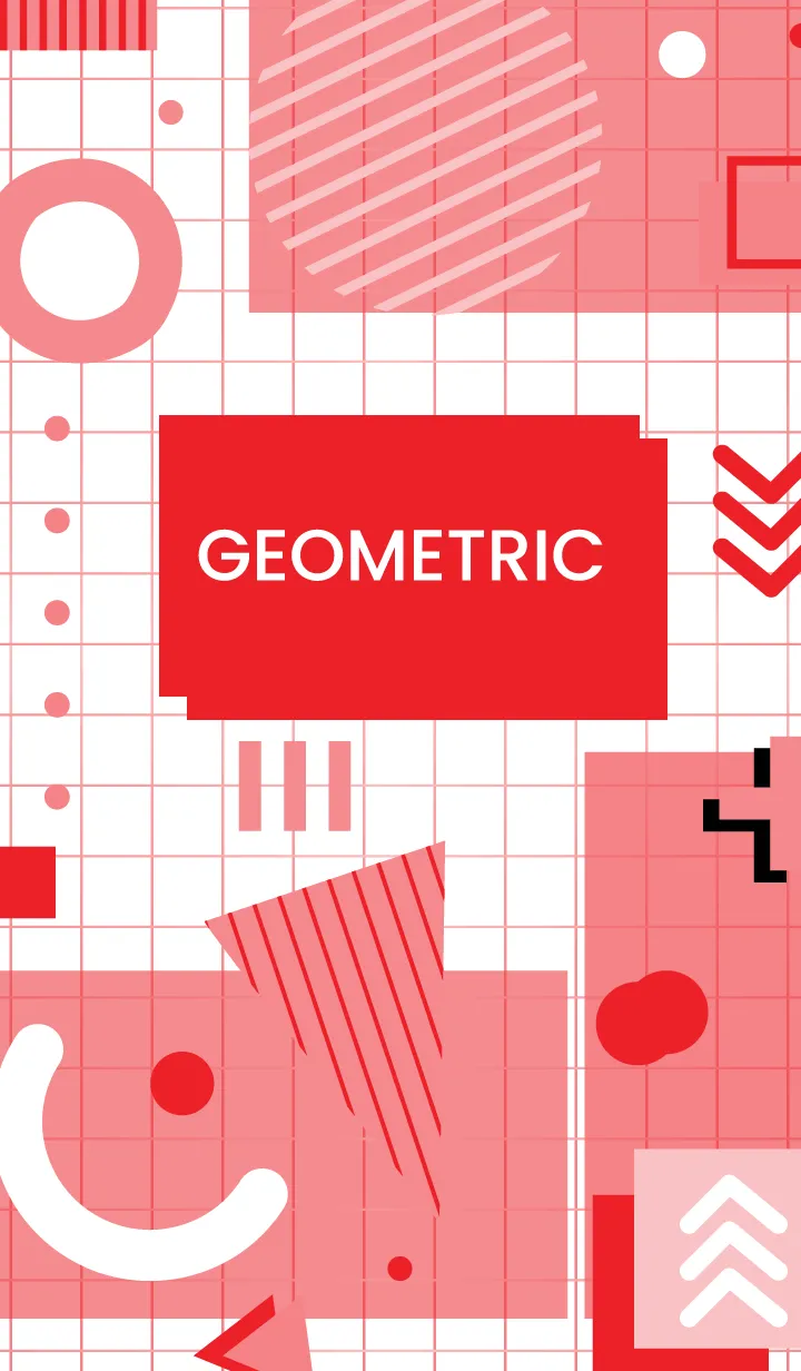 [LINE着せ替え] Line Flat Geometric 1.3の画像1