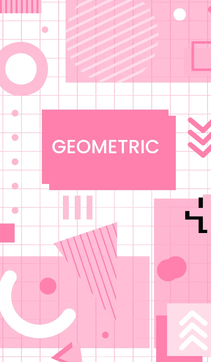 [LINE着せ替え] Line Flat Geometric 1.4の画像1