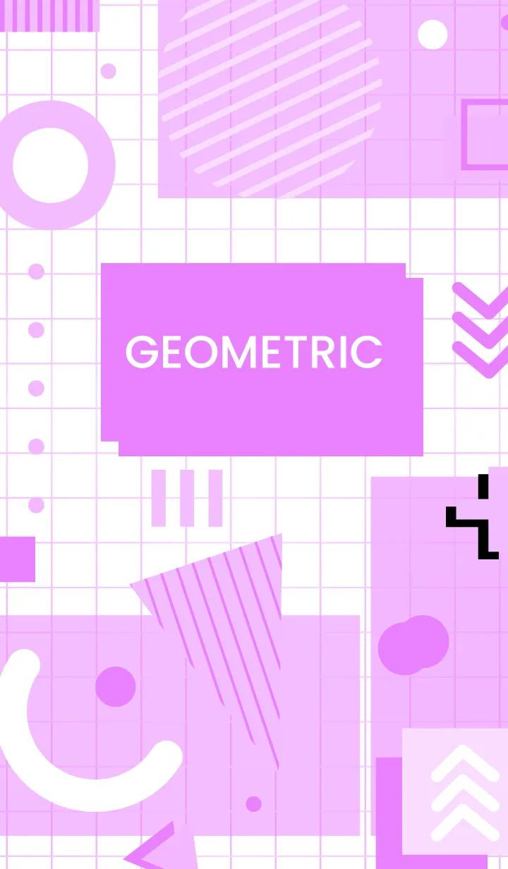 [LINE着せ替え] Line Flat Geometric 1.5の画像1