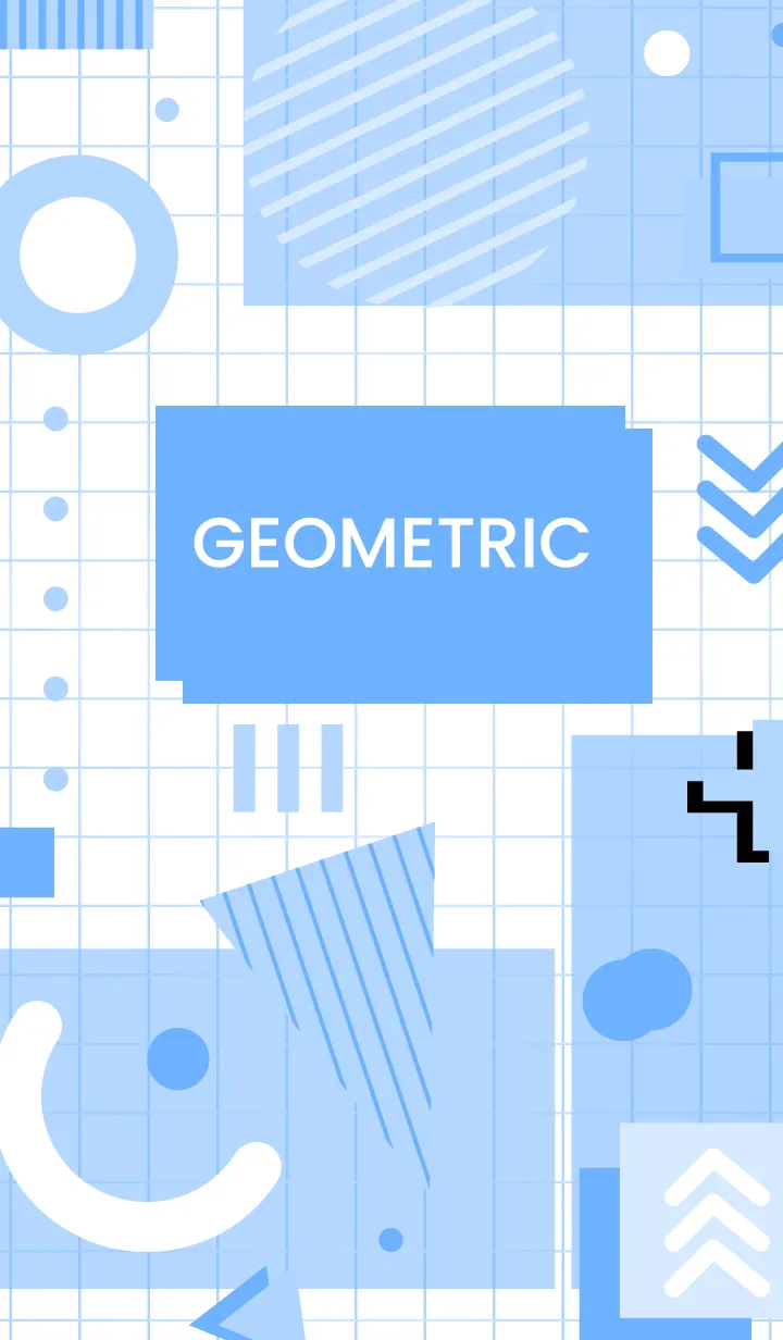 [LINE着せ替え] Line Flat Geometric 1.6の画像1