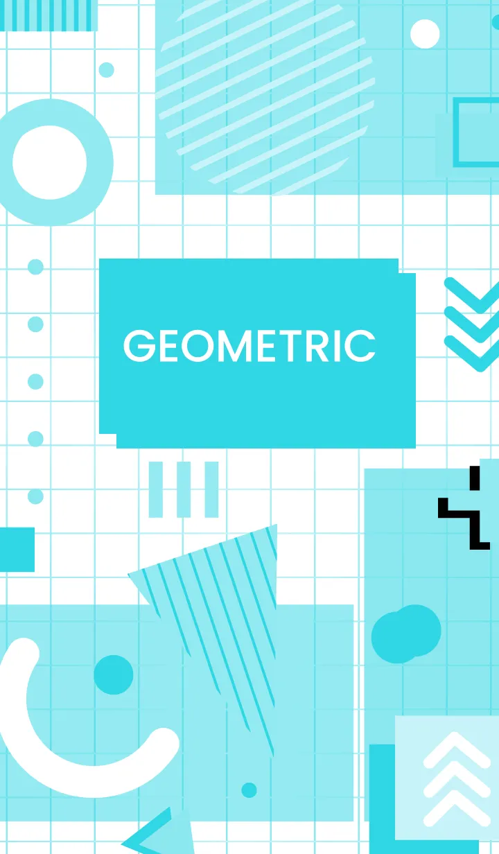 [LINE着せ替え] Line Flat Geometric 1.7の画像1