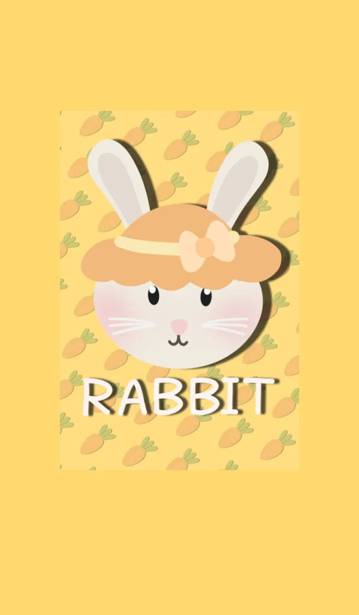 [LINE着せ替え] Rabbit - Cute Rabbitの画像1