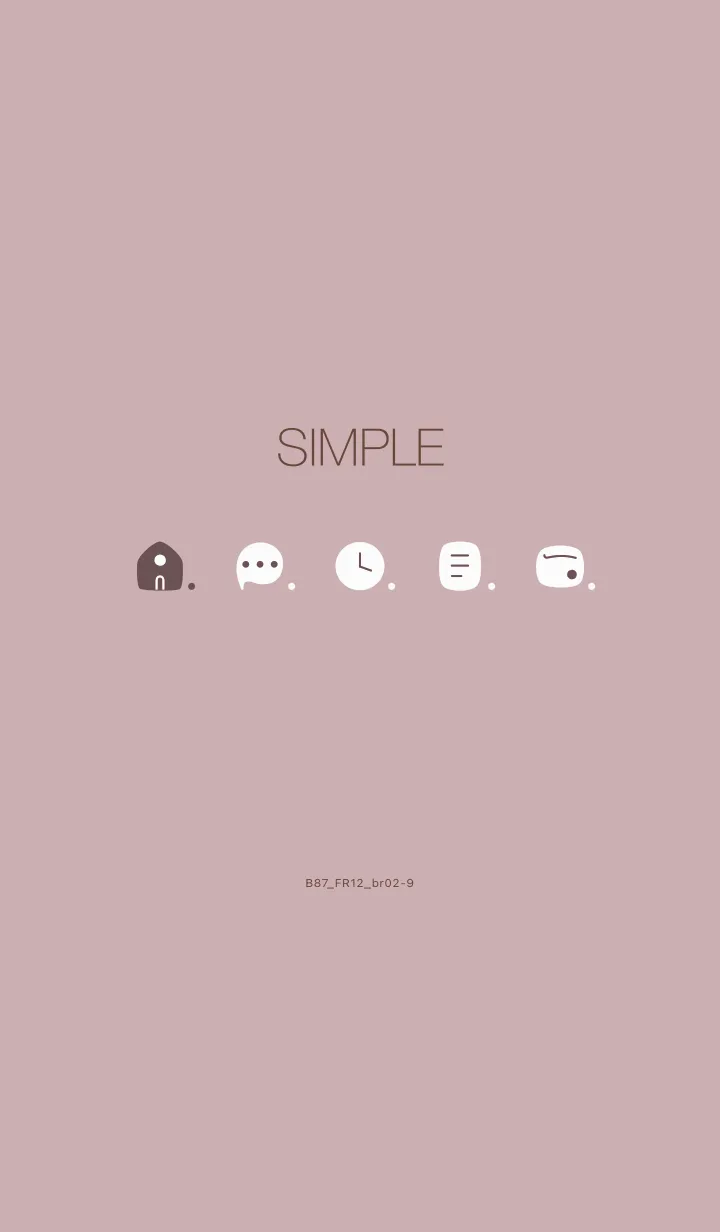 [LINE着せ替え] B87.12_ピンク2 ブラウン2-9の画像1