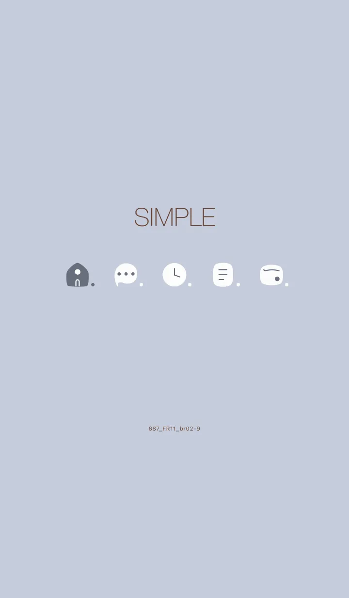 [LINE着せ替え] 687.11_ホワイトアッシュ ブラウン2-9の画像1