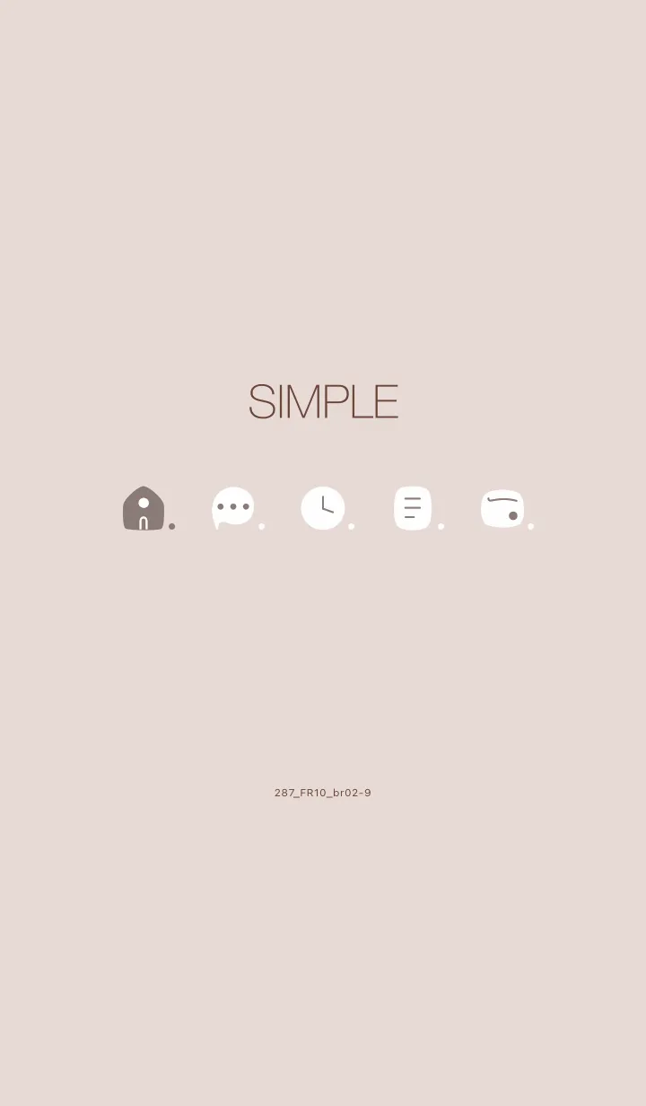 [LINE着せ替え] 287.10_ベージュ ブラウン2-9の画像1