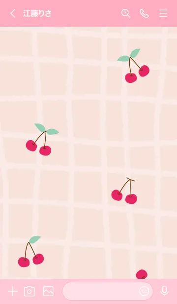 [LINE着せ替え] チェリー かわいい4の画像3