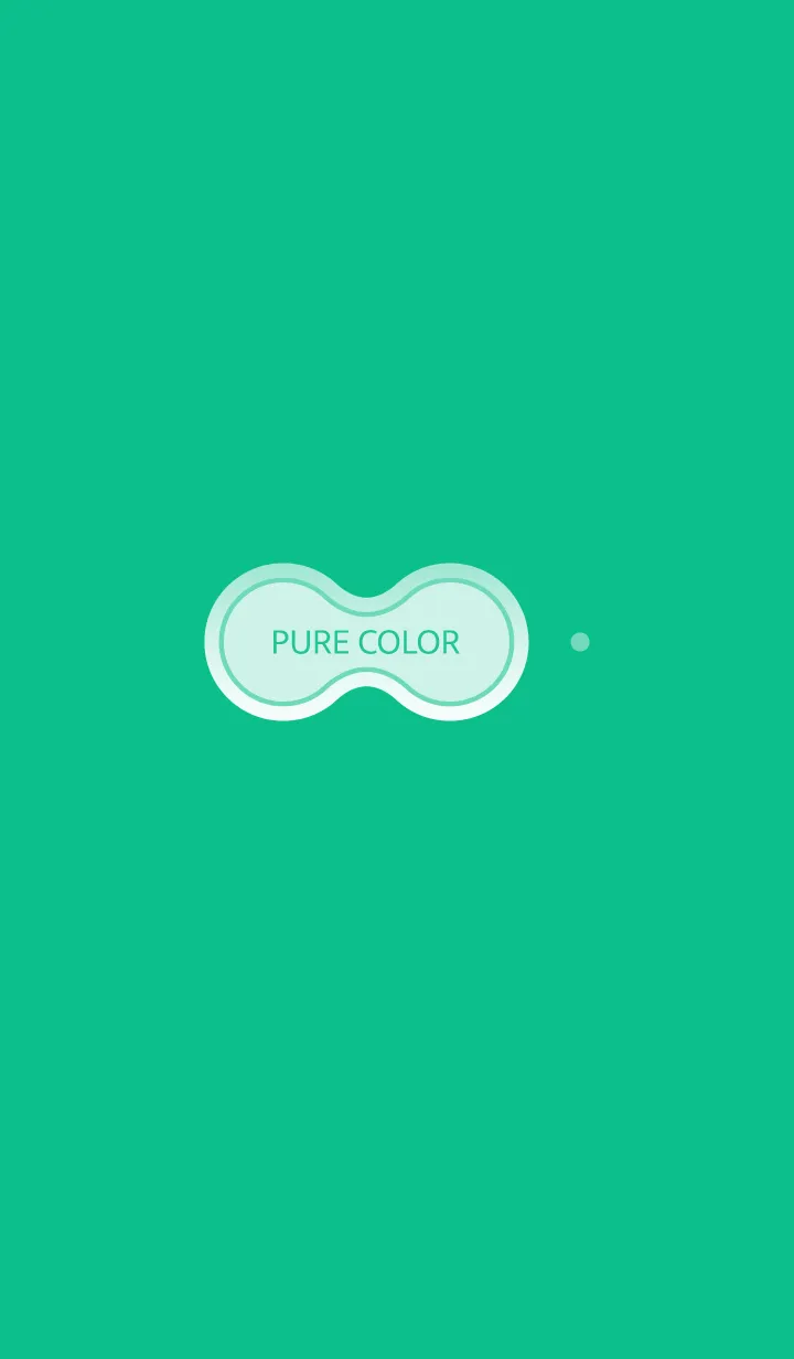 [LINE着せ替え] Cyan Blue Pure simple colorの画像1