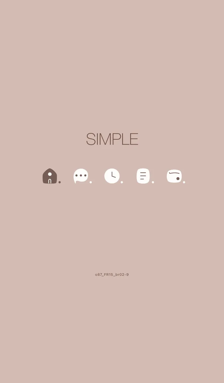 [LINE着せ替え] o87_15_ベージュ ブラウン2-9の画像1