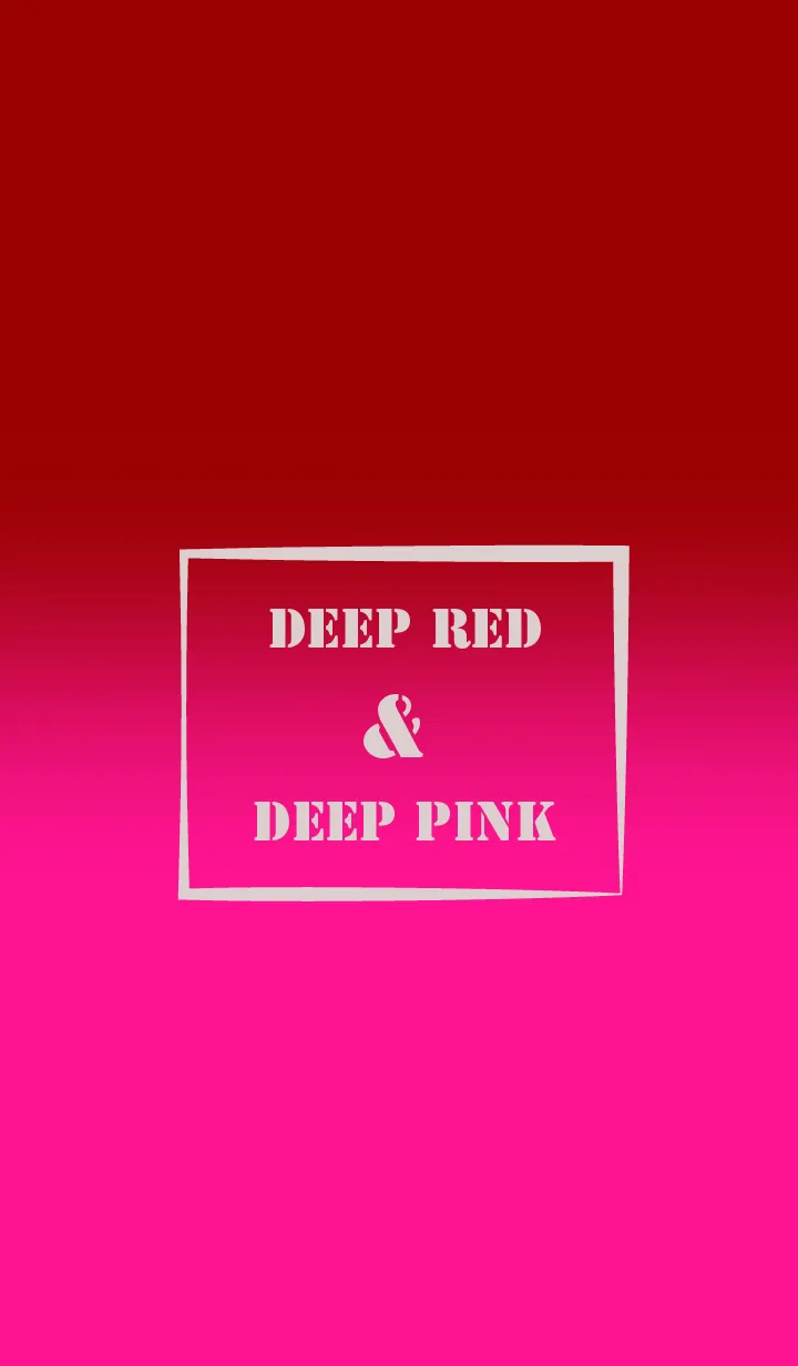 [LINE着せ替え] Deep Red & Deep Pink Theme (JP)の画像1