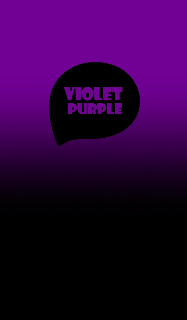 [LINE着せ替え] Black & Violet Purple  Theme (JP)の画像1