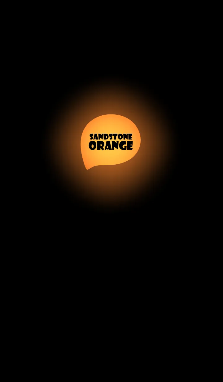 [LINE着せ替え] Sandstone Orange In Black v.10 (JP)の画像1