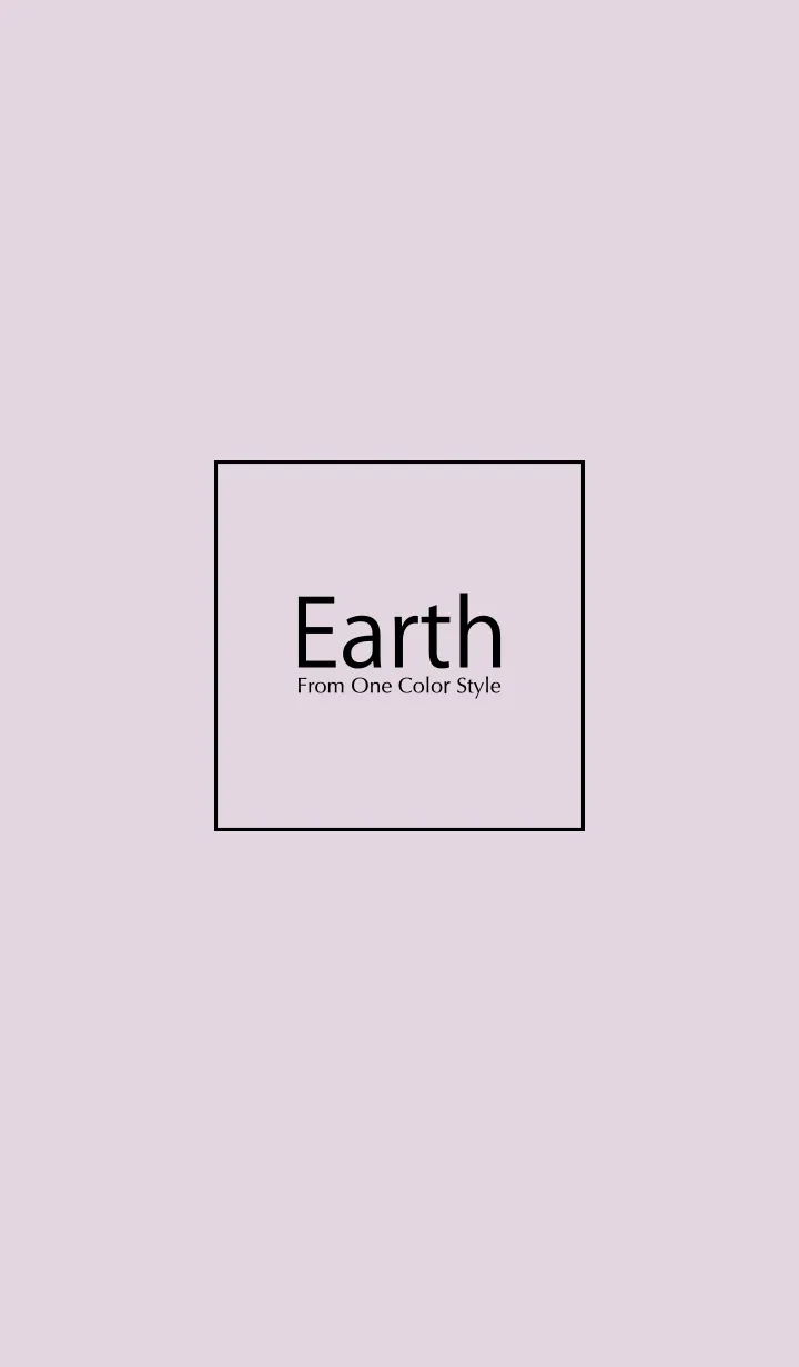 [LINE着せ替え] Earth ／アーシーラベンダーの画像1