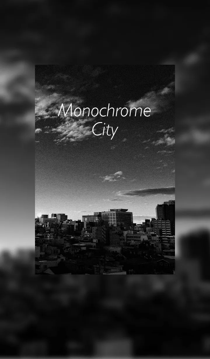 [LINE着せ替え] Monochrome City. モノクロの東京の街の画像1