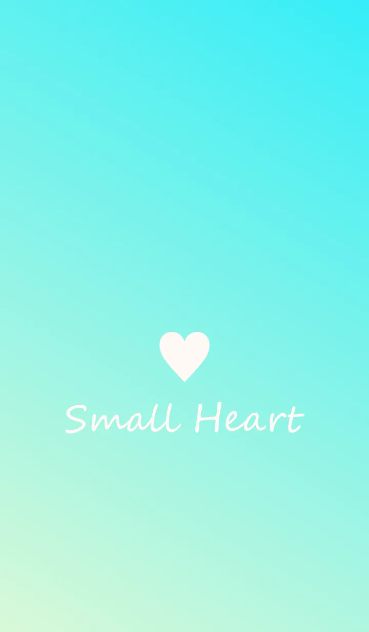 [LINE着せ替え] Small Heart *LightBlue Gradation 2*の画像1