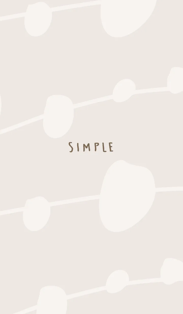 [LINE着せ替え] シンプル 有機的7の画像1