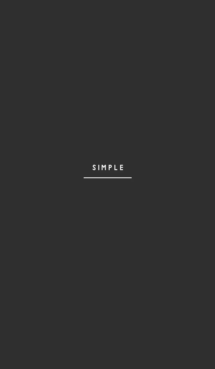 [LINE着せ替え] SIMPLE TEXT 001 #ブラック #Ver.Aの画像1