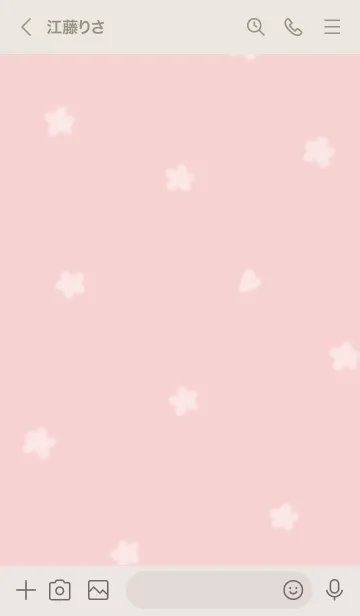 [LINE着せ替え] ～Hana♥ピンク10_1～の画像3