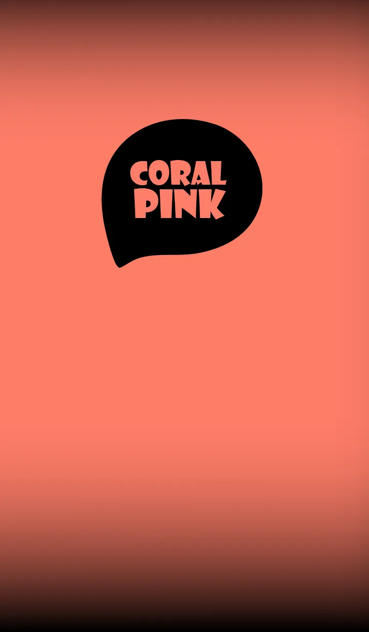 [LINE着せ替え] Coral Pink  And Black Vr.10 (JP)の画像1