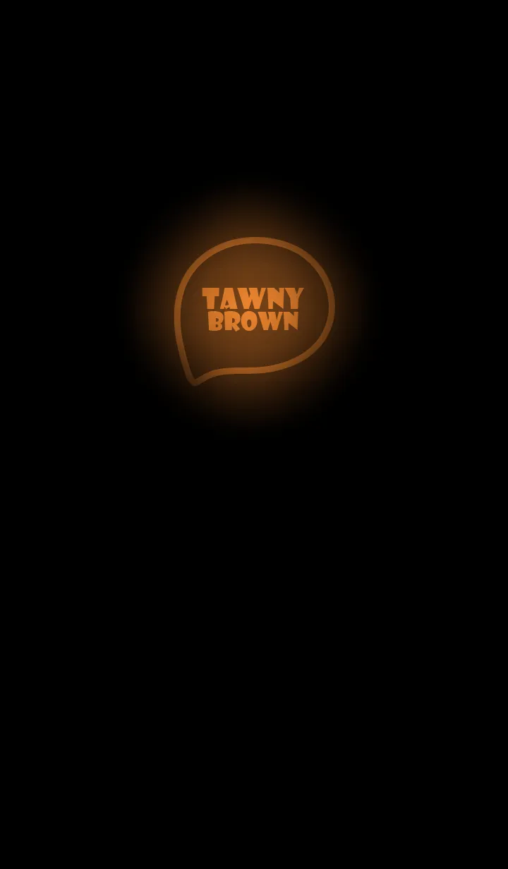 [LINE着せ替え] Tawny Brown Neon Theme Ver.10 (JP)の画像1