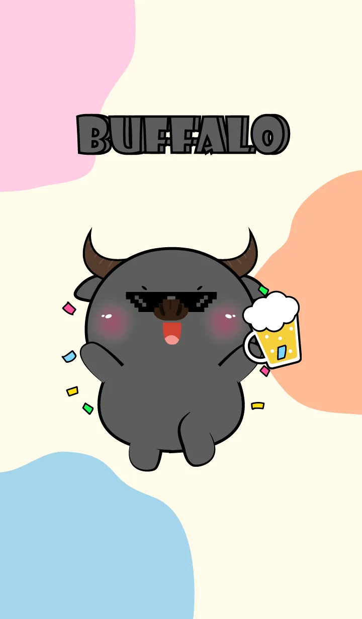 [LINE着せ替え] Buffalo  Love Party Theme (JP)の画像1