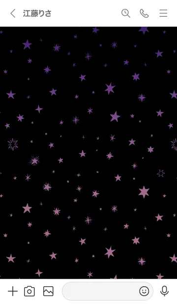 [LINE着せ替え] ミニ スターズ 047の画像3