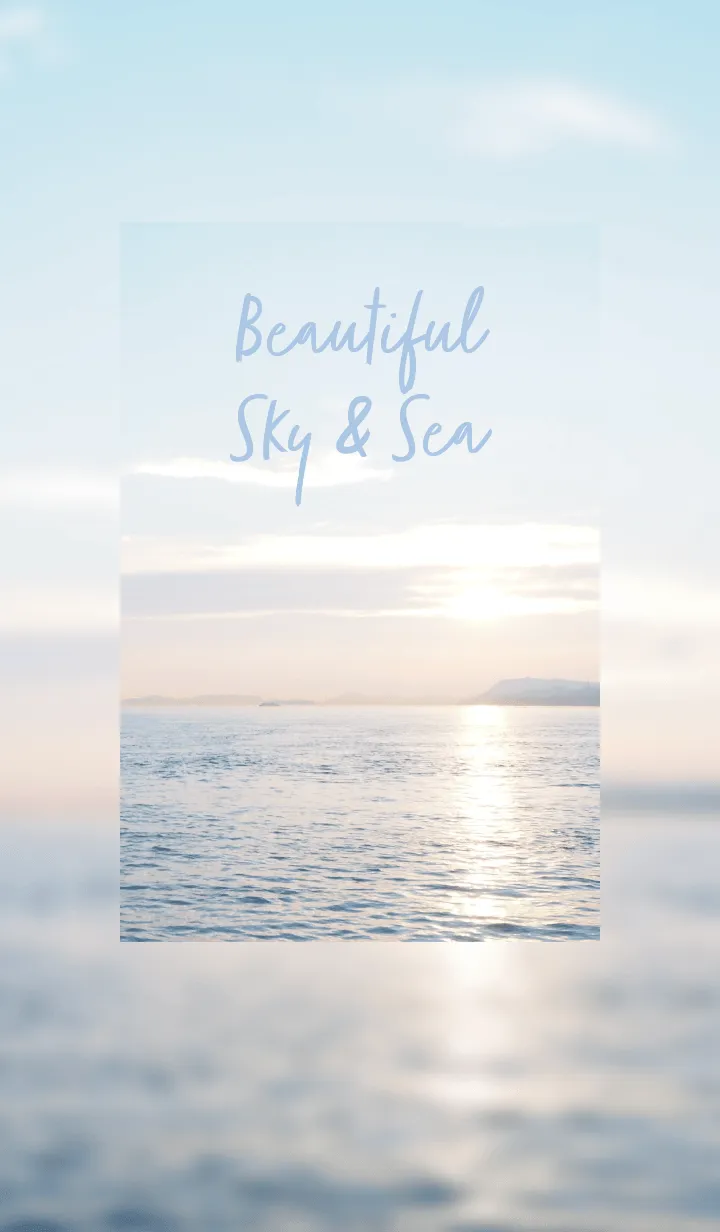 [LINE着せ替え] + *_ Beautiful Sky & Sea +*_+の画像1