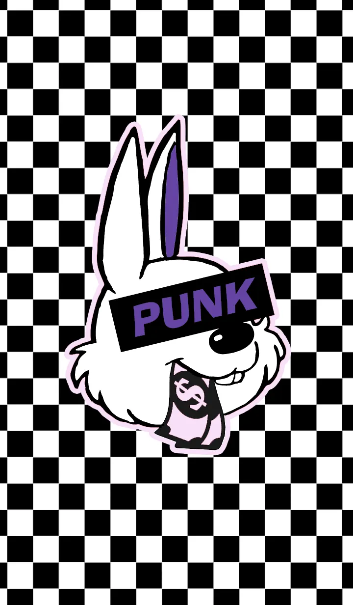 [LINE着せ替え] パンク ラビット 46の画像1