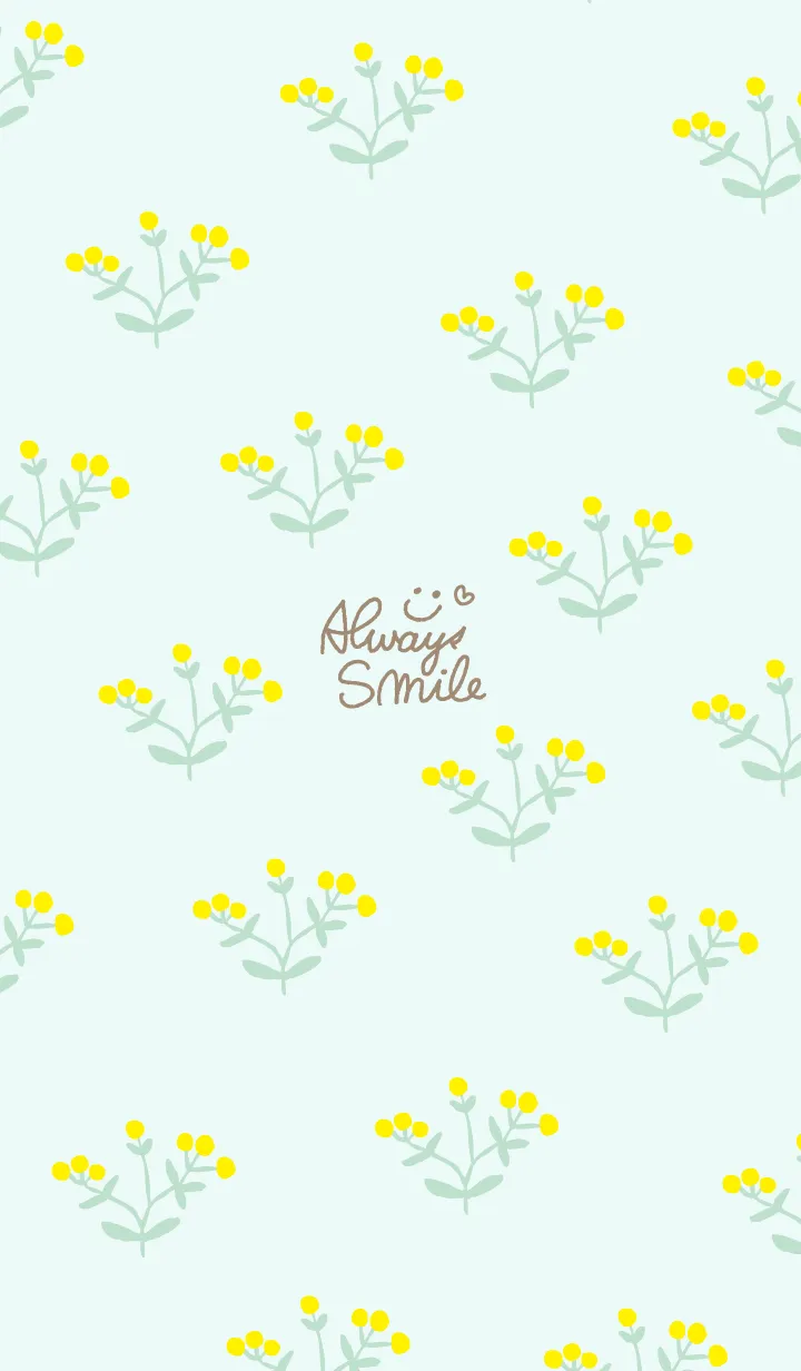 [LINE着せ替え] 黄色い可愛いお花8の画像1